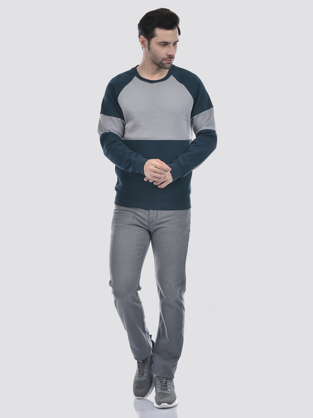 Numero Uno Men Grey Slim Fit Sustainable Jeans